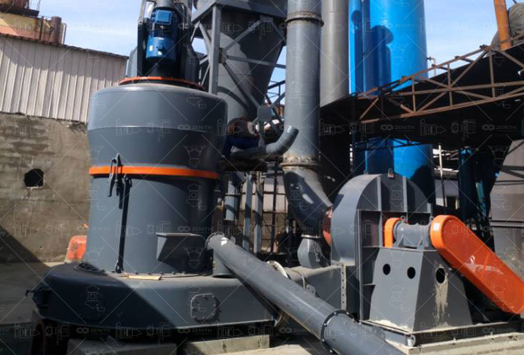 MTW European Trapezium Mill processing cement raw materials